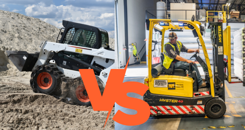 Skid Steer vs Forklift: Which is the Better Materials Handling Machine